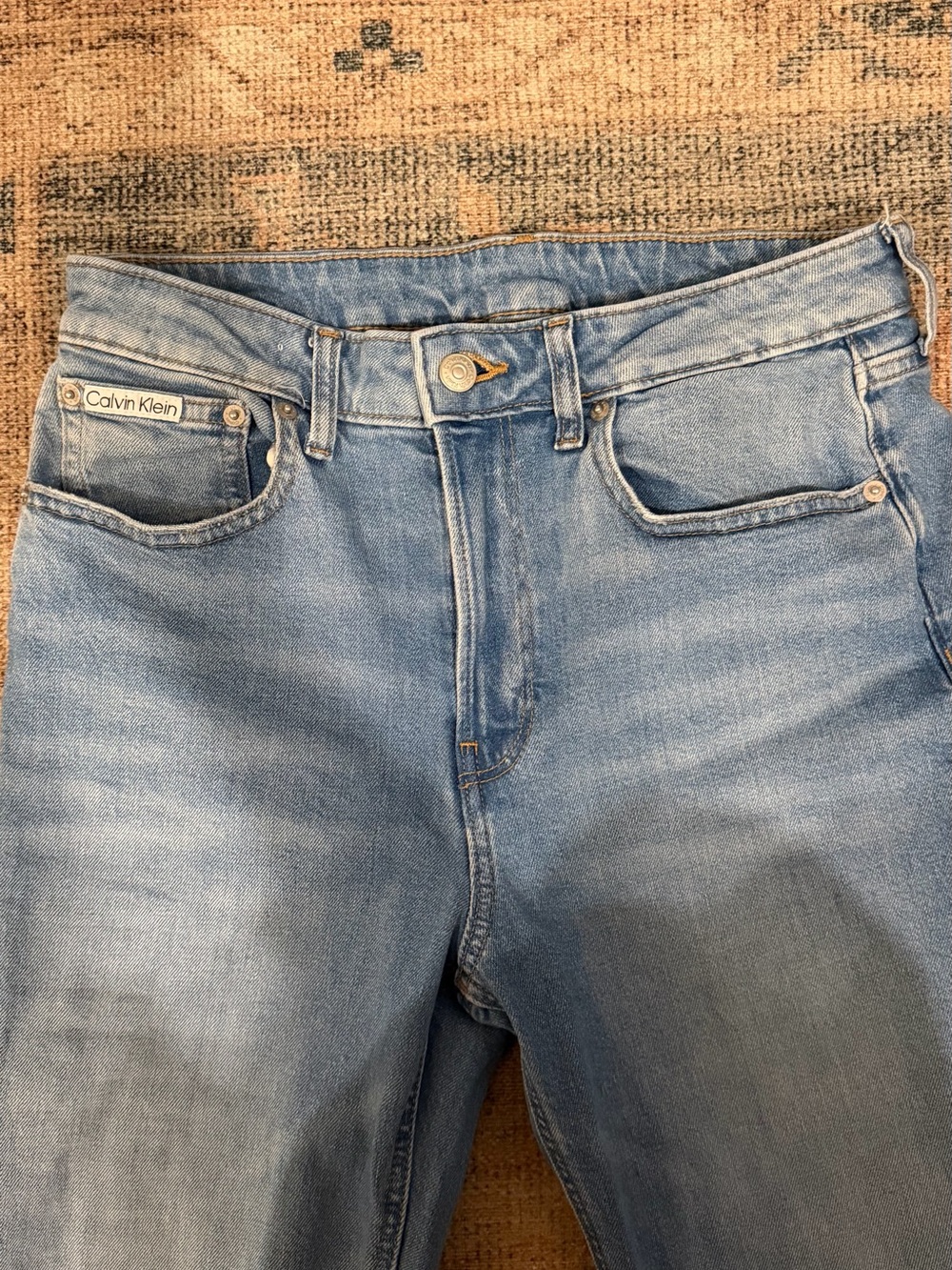 Calvin Klein Women's Light Blue Denim Jeans